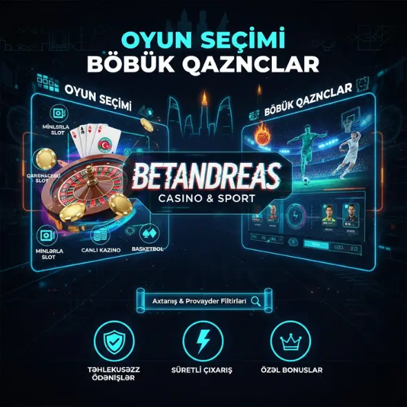 Betandreas Casino oyun seçimi